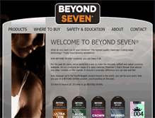 Tablet Screenshot of beyondsevencondoms.com